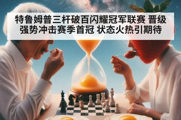 特鲁姆普三杆破百闪耀冠军联赛 晋级强势冲击赛季首冠 状态火热引期待